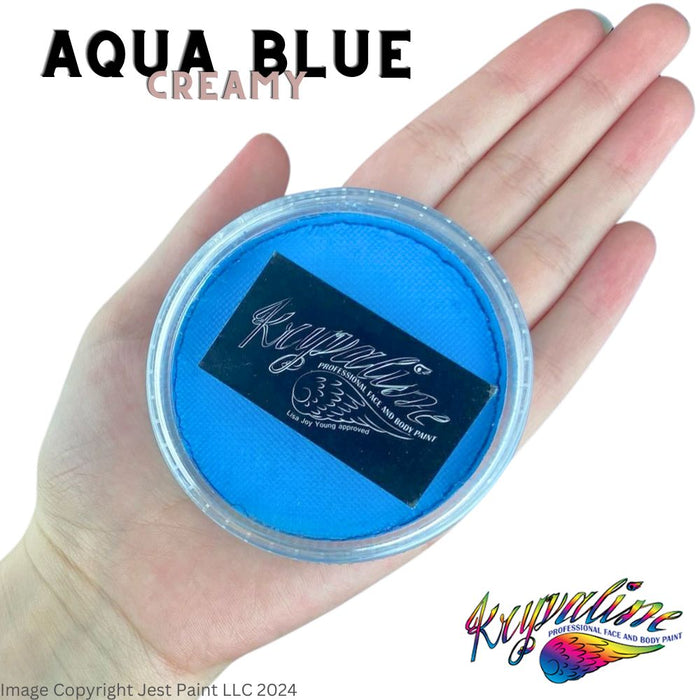 Kryvaline Face Paint Essential (Creamy line) - Aqua Blue 30gr