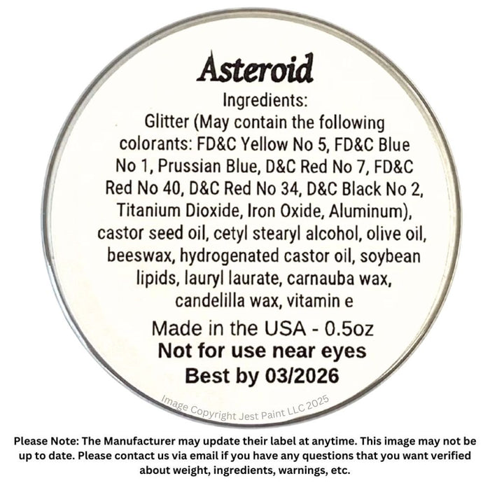 Amerikan Body Art | CHUNKY Glitter Cremes - New Formula - ASTEROID - .5oz