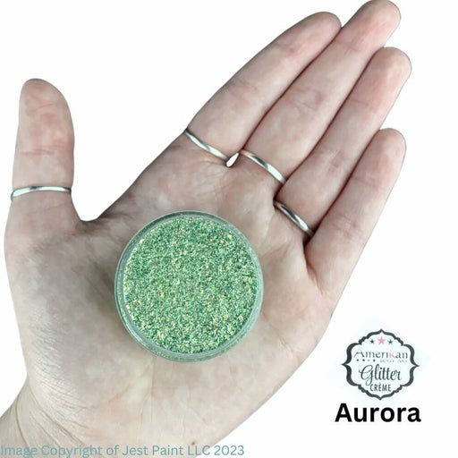 Amerikan Body Art | Fine Glitter Creme - New Formula - AURORA ( Green ) - .05oz