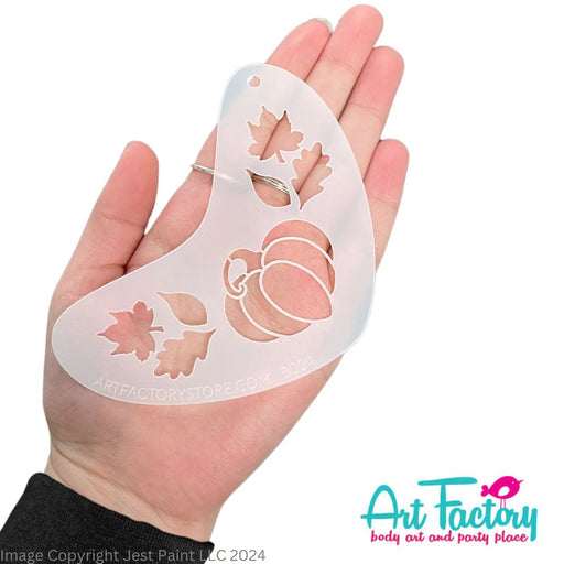 Art Factory | Boomerang Face Painting Stencil - Pumpkin (B034)