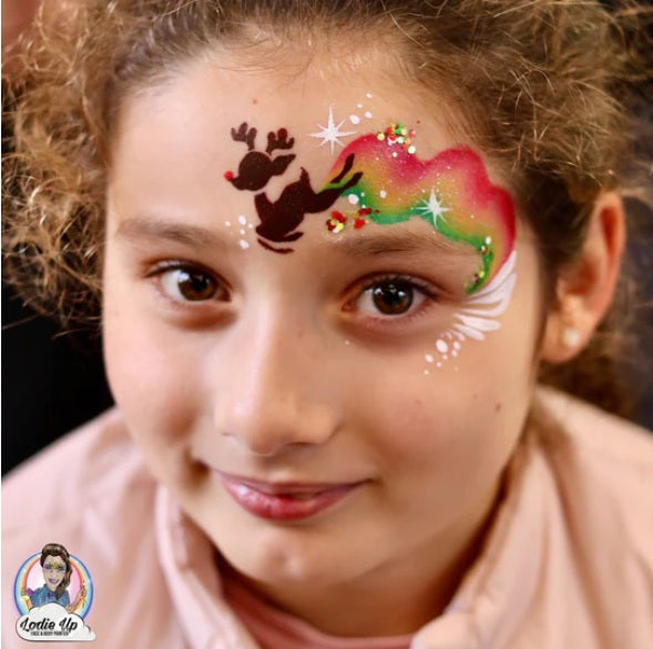 Ooh! Face Painting Stencil | Baby Reindeer (R07)