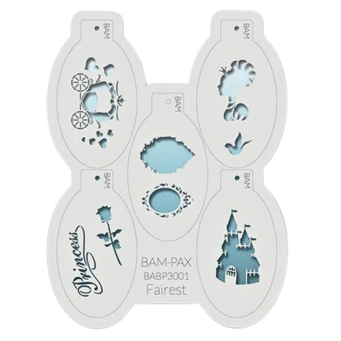 BAM PAX 3001 - Face Painting Stencil - Fairest