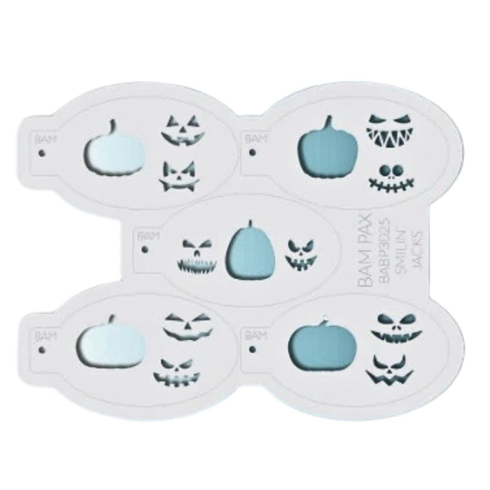 BAM PAX 3025 - Face Painting Stencil - Smilin Jacks