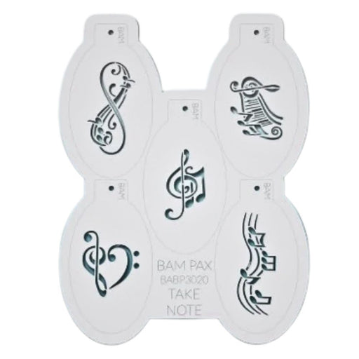 BAM PAX 3020 - Face Painting Stencil - Take Note