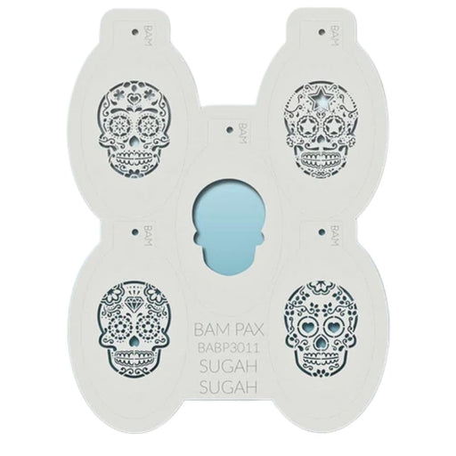 BAM PAX 3011 - Face Painting Stencil- Sugah-Sugah (Sugar Skulls)