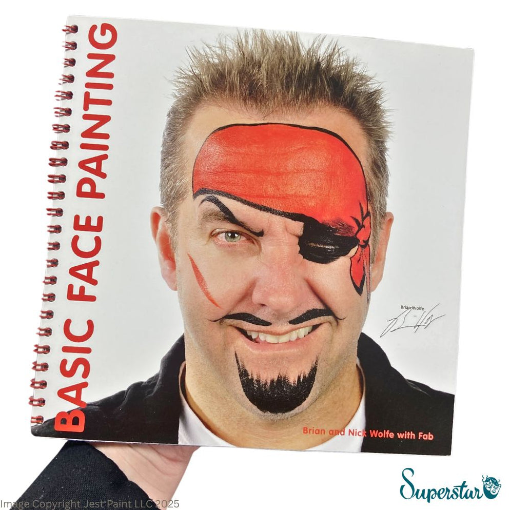 Cd Paid Tienda Superstar Libro básico de pintura facial de Brian Wolfe Superstar