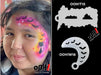 Ooh! Face Painting Stencil | Cloud Texture (T15)