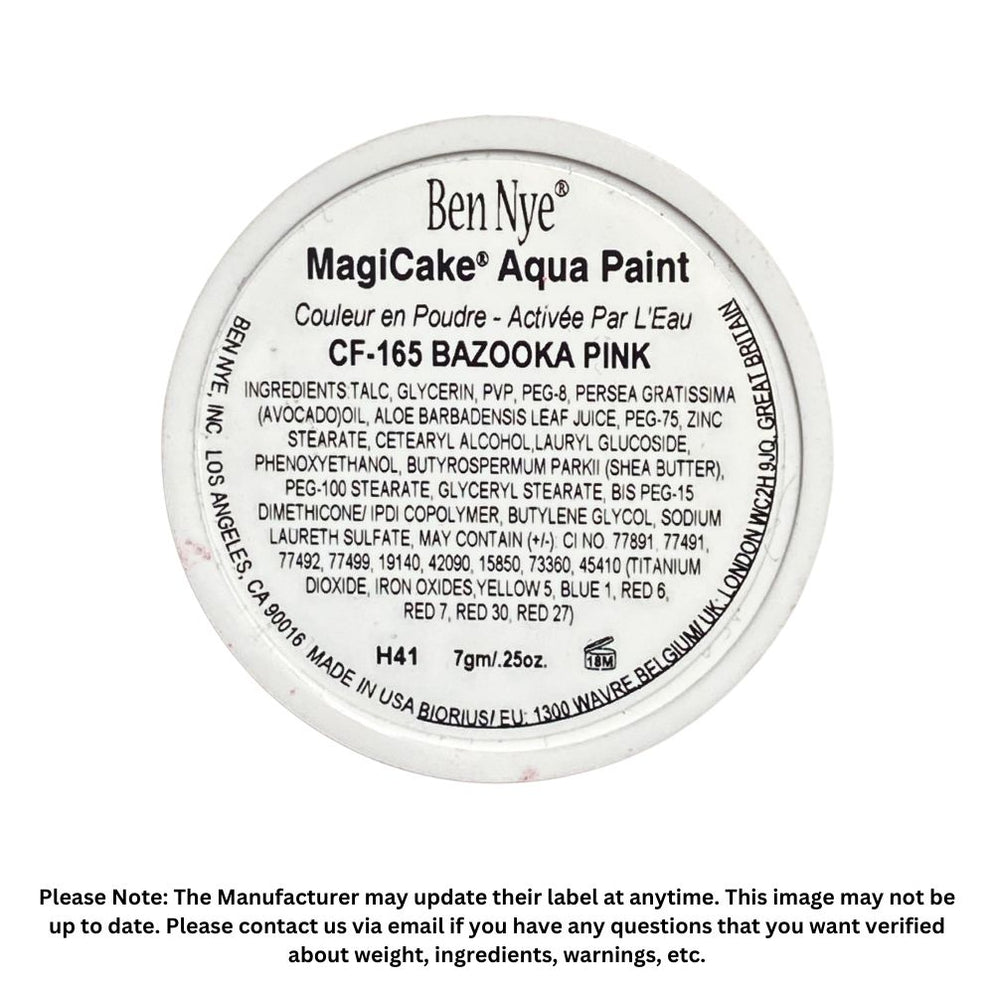 Compra pintura facial BenNye MagiCake - Rosa Bazooka - PEQUEÑA 7gr por ...