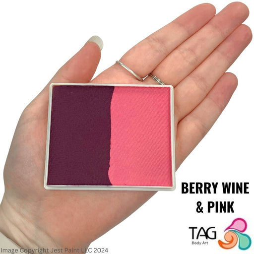 TAG Face Paint Split - Berry Wine and Pink 50gr  #10