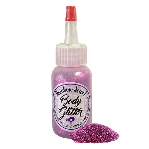 Art Factory | Rainbow Jewel Body Glitter Poof - BIG Fuchsia (1oz)