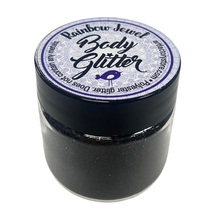 Art Factory | Rainbow Jewel Body Glitter - Black (1oz Jar)