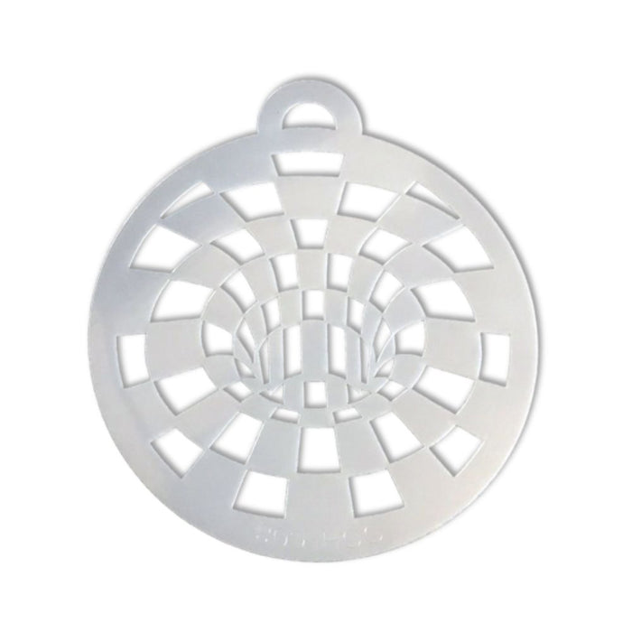 Ooh! Face Painting Stencil | Blocks Optical Illusion (C08)