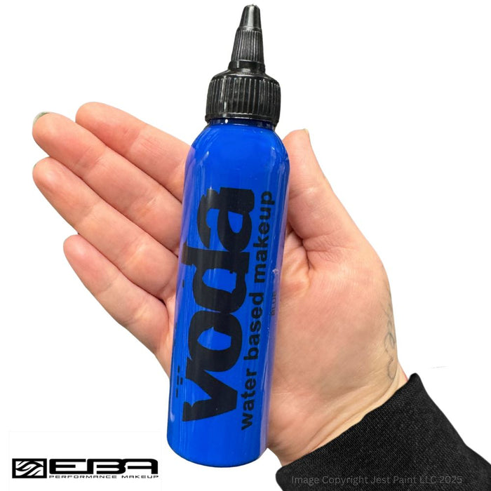 European Body Art | VODA (VIBE) Water Based Airbrush Body Paint - Standard Blue - 4oz - While Supplies Last!