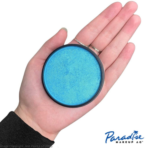 Paradise Face Paint By Mehron - Brilliant Blue Bebe ( Metallic Light Blue ) 40gr