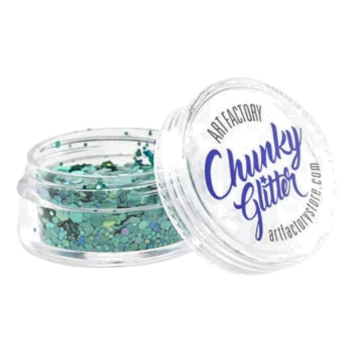 Art Factory | Loose Chunky Glitter - Blue Lagoon (30ml jar)