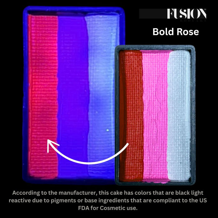 Fusion Body Art Face Paint - Split Cake | Bold Rose 30gr