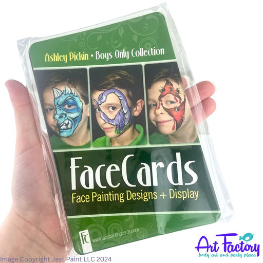 FaceCards  - Ashley Pickin - BOYS ONLY - 12 Designs