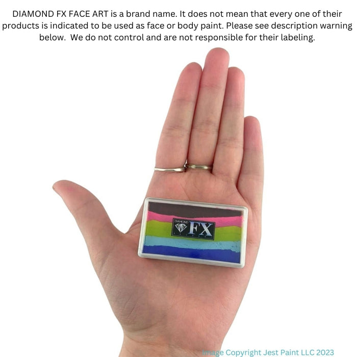 DFX Special Effects Paint Rainbow Cake - Small Bright Rainbow (RS30-59) Approx. 28gr /.99oz  #6 (SFX - Non Cosmetic)