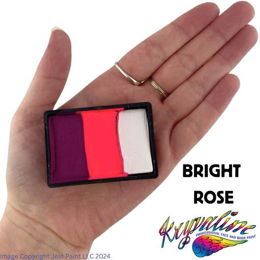 Kryvaline Paint Split Cake (Creamy Line) - Bright Rose 40gr (SFX - Non Cosmetic)