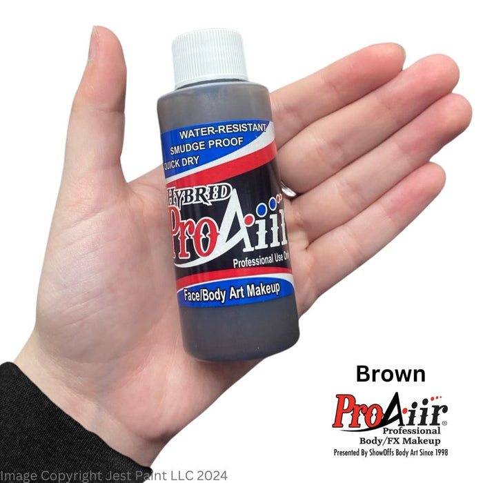 ProAiir Alcohol Based Hybrid Airbrush Body Paint 2oz - Brown