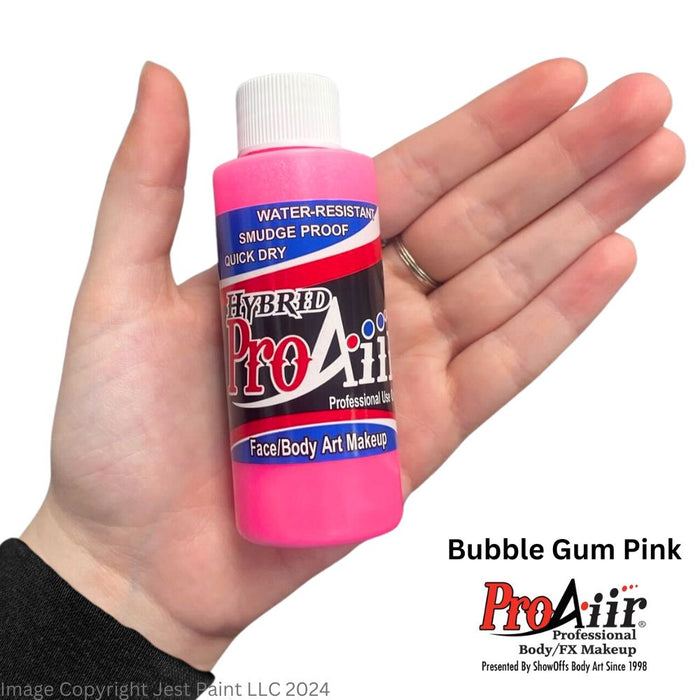 ProAiir Alcohol Based Hybrid Airbrush Body Paint 2oz - Bubble Gum Pink