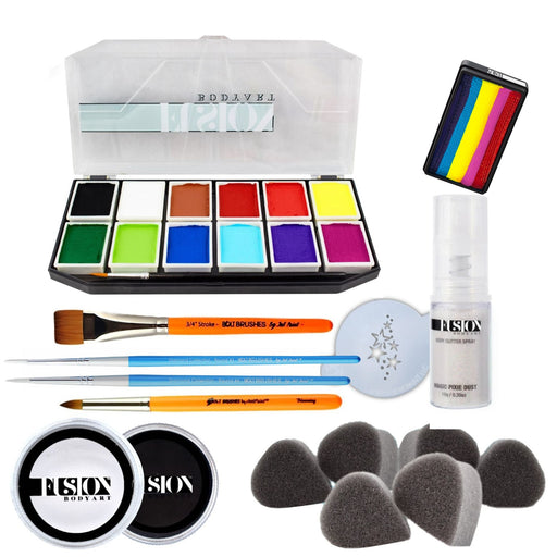 International Face Painting  School | Custom Build Bundle - Basic Face Painting Kit