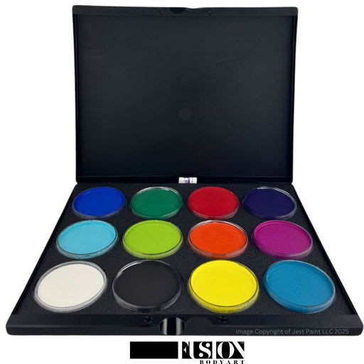 Fusion Body Art Face Paint and SFX | CUSTOM BUNDLE - Pro Palette - Choose 12 x  32gr cakes