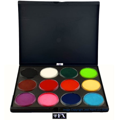 Diamond FX Face Paint and SFX  |  CUSTOM  BUNDLE - Build Pro Palette - Choose 12 x 32gr cakes