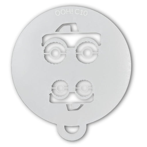 Ooh! Face Painting Stencil | Pickup Truck (C10)