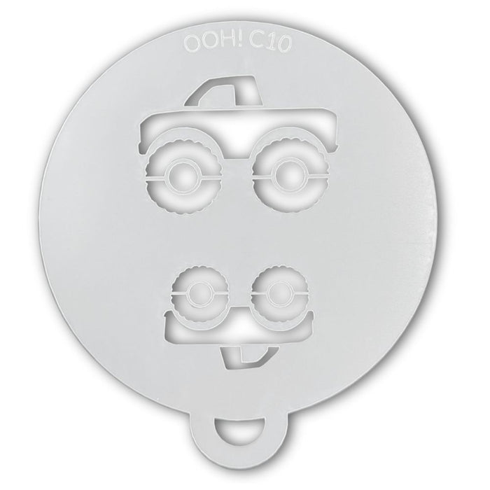 Ooh! Face Painting Stencil | Pickup Truck (C10)