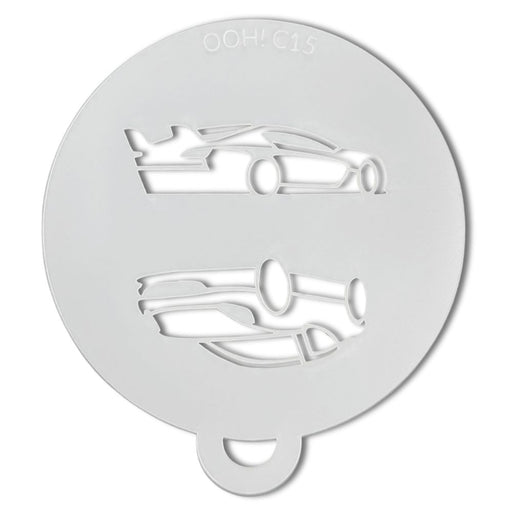 Ooh! Face Painting Stencil | Sports Car Flip (C15)