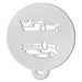 Ooh! Face Painting Stencil | Sports Car Flip (C15)