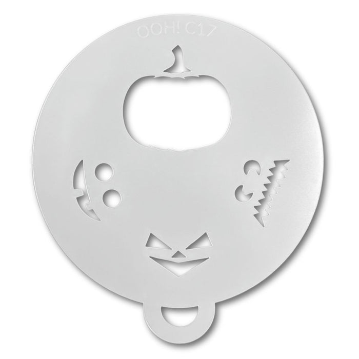 Ooh! Face Painting Stencil | Pumpkin Flip (C17)