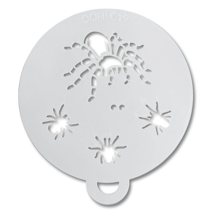 Ooh! Face Painting Stencil | Tarantula Spider Flip (C19)
