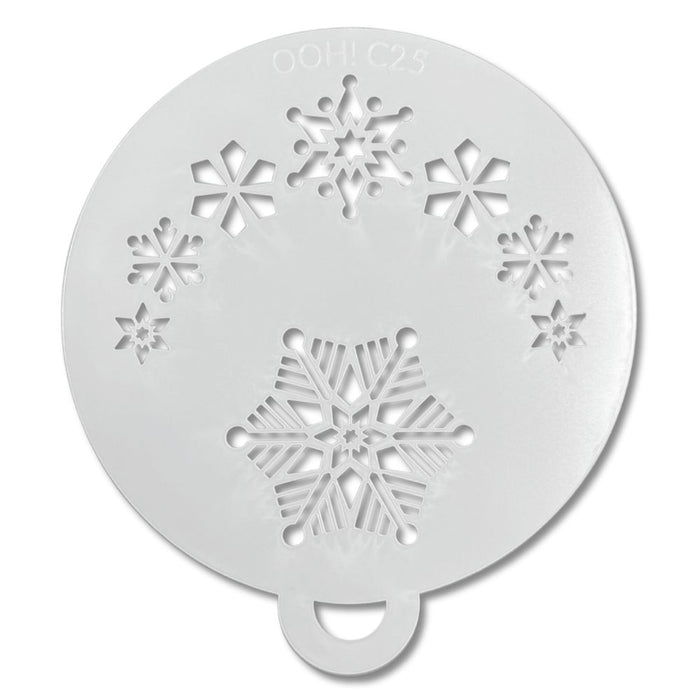 Ooh! Face Painting Stencil | Snowflake Flip (C25)