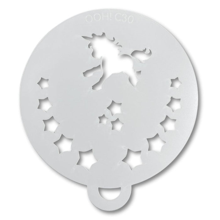 Ooh! Face Painting Stencil | Unicorn Star Flip (C30) - While Supplies Last!