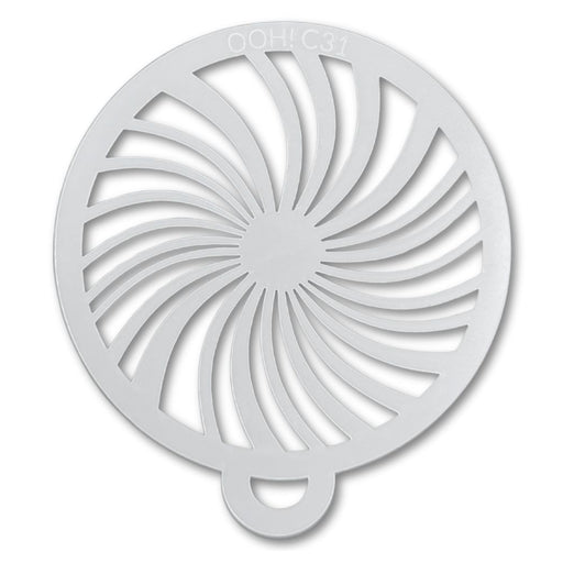 Ooh! Face Painting Stencil | Space Swirl Flip (C31)