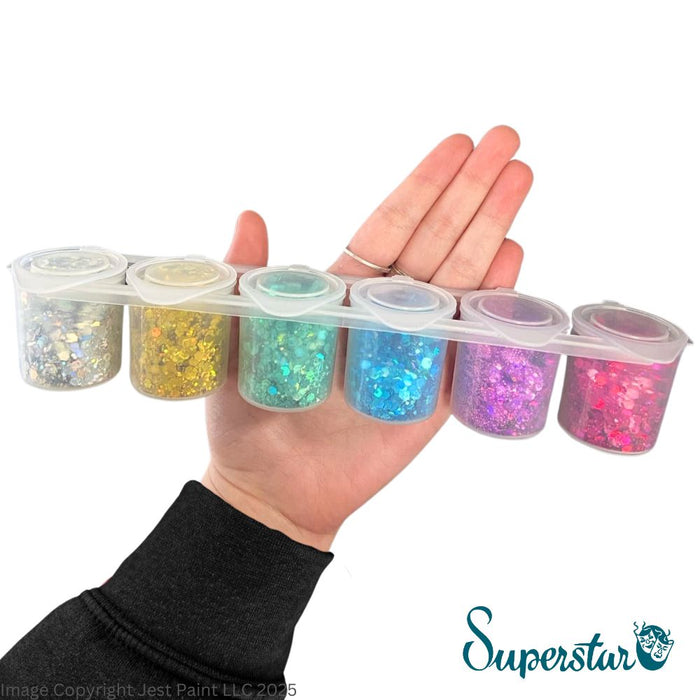 Superstar | Loose Chunky Glitter - LASER Six Pack (130ml)