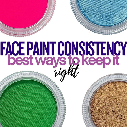 How to keep my face paint consistency right - FAQ