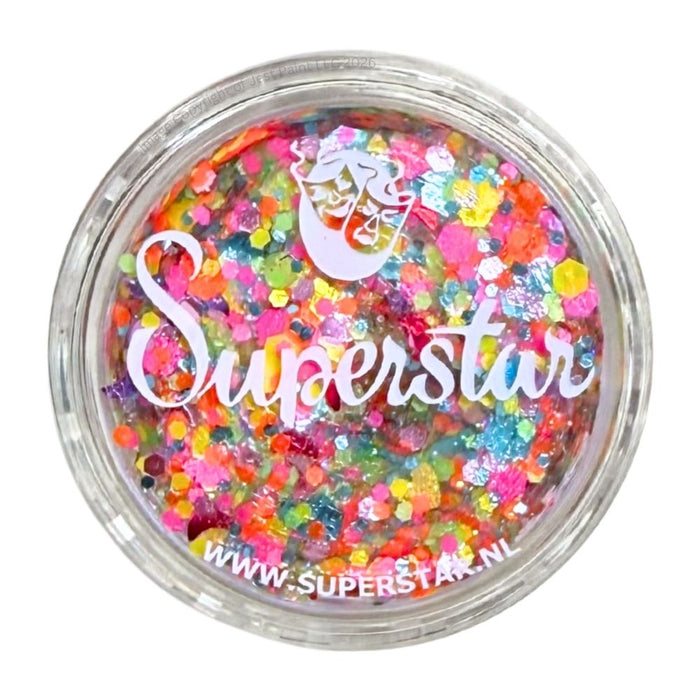 Superstar | Chunky Glitter Cream - Colour Splash (10gr Jar)