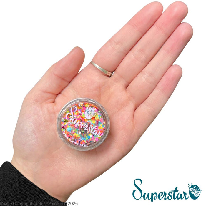 Superstar | Chunky Glitter Cream - Colour Splash (10gr Jar)
