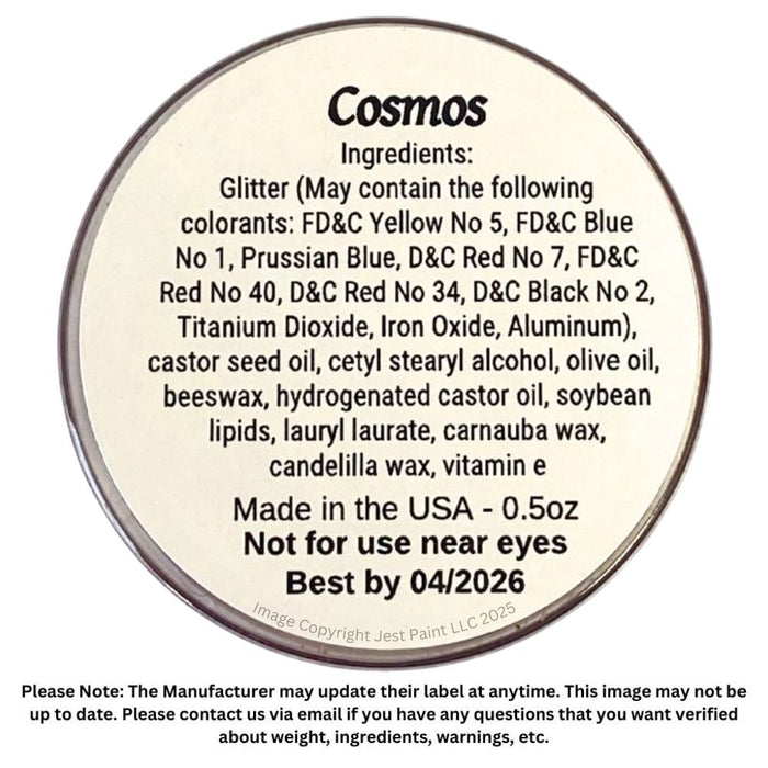 Amerikan Body Art | CHUNKY Glitter Cremes - New Formula - COSMOS - .5oz