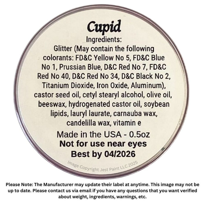 Amerikan Body Art | CHUNKY Glitter Cremes - New Formula - CUPID - .5oz