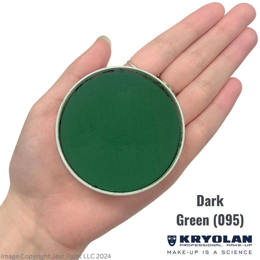 Kryolan Face Paint Aquacolor - 095 (Dark Green) - 30ml - DISCONTINUED