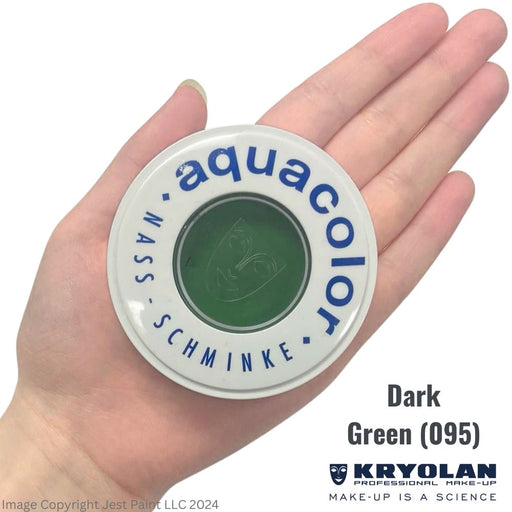 Kryolan Face Paint Aquacolor - 095 (Dark Green) - 30ml