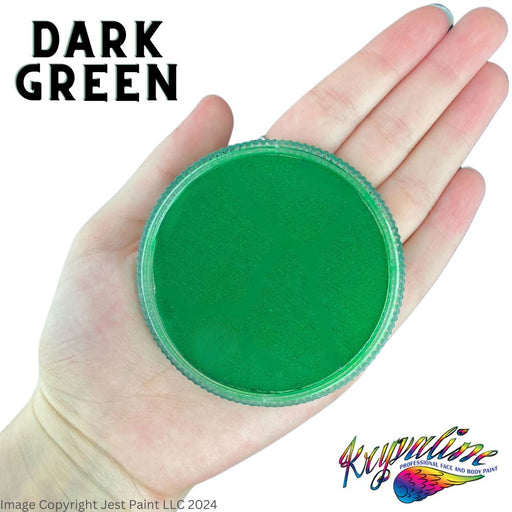 Kryvaline Face Paint Essential (Regular Line) - Dark Green 30gr