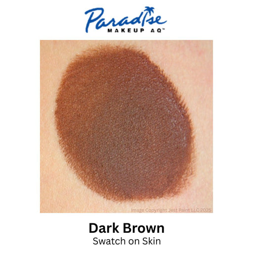 Paradise Face Paint By Mehron - Dark Brown 40gr