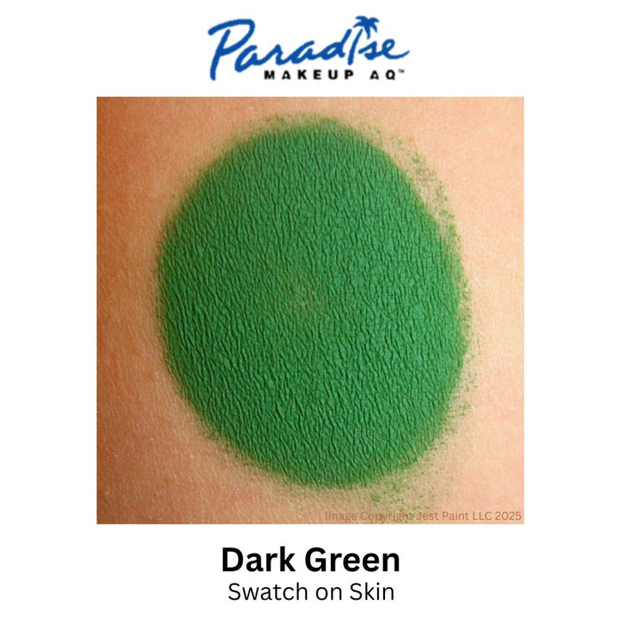 Paradise Face Paint By Mehron - Dark Green 40gr