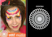 Ooh! Face Painting Stencil | Doily Sphere (S01)