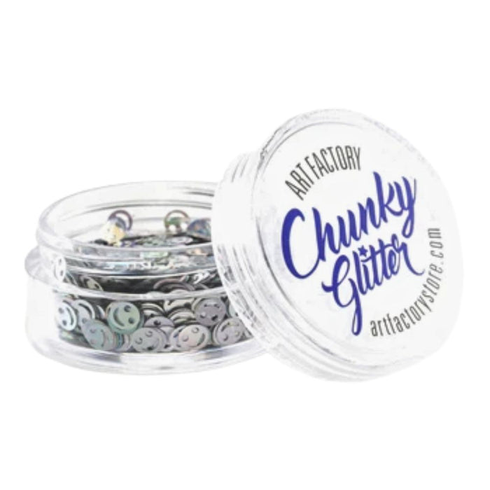 Art Factory | Loose Chunky Glitter - Emoji Face (30ml jar)